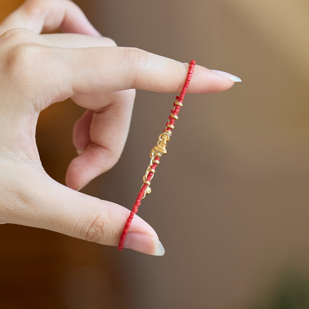 Ultra-Fine Red Luck & Protection Bracelet