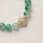 Agarwood & Jade Cloisonné Wealth Bracelet
