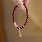 Imperial Cinnabar Ruyi Lock Wealth Bracelet