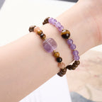 Amethyst Goose Pear Incense Wealth Bracelet