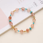 Ice Nanhong Agate Love & Wealth Bracelet