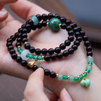 Prosperous Lotus Zitan 108 Bead Bracelet