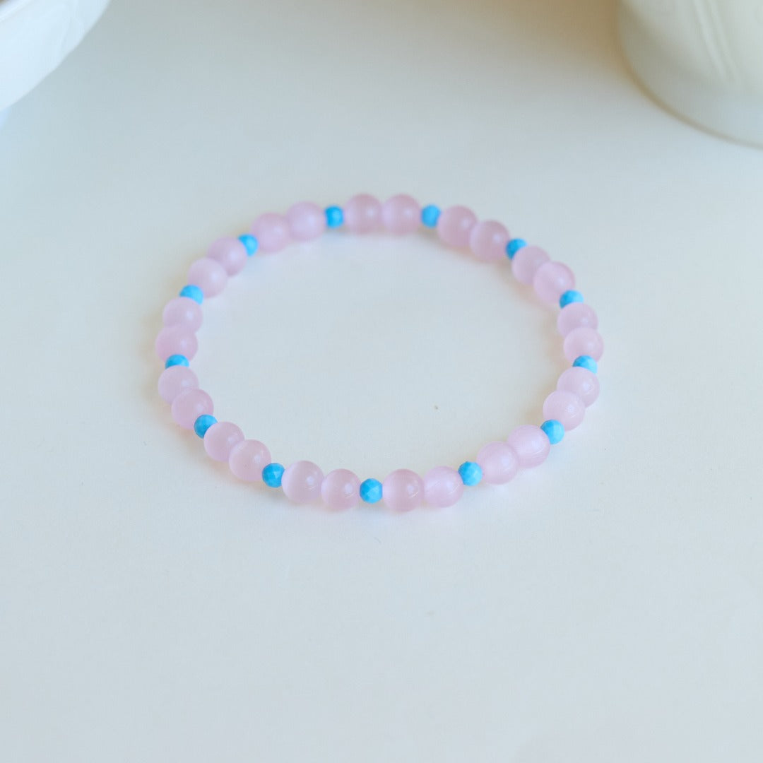Pink Cat’s Eye Love & Harmony Bracelet