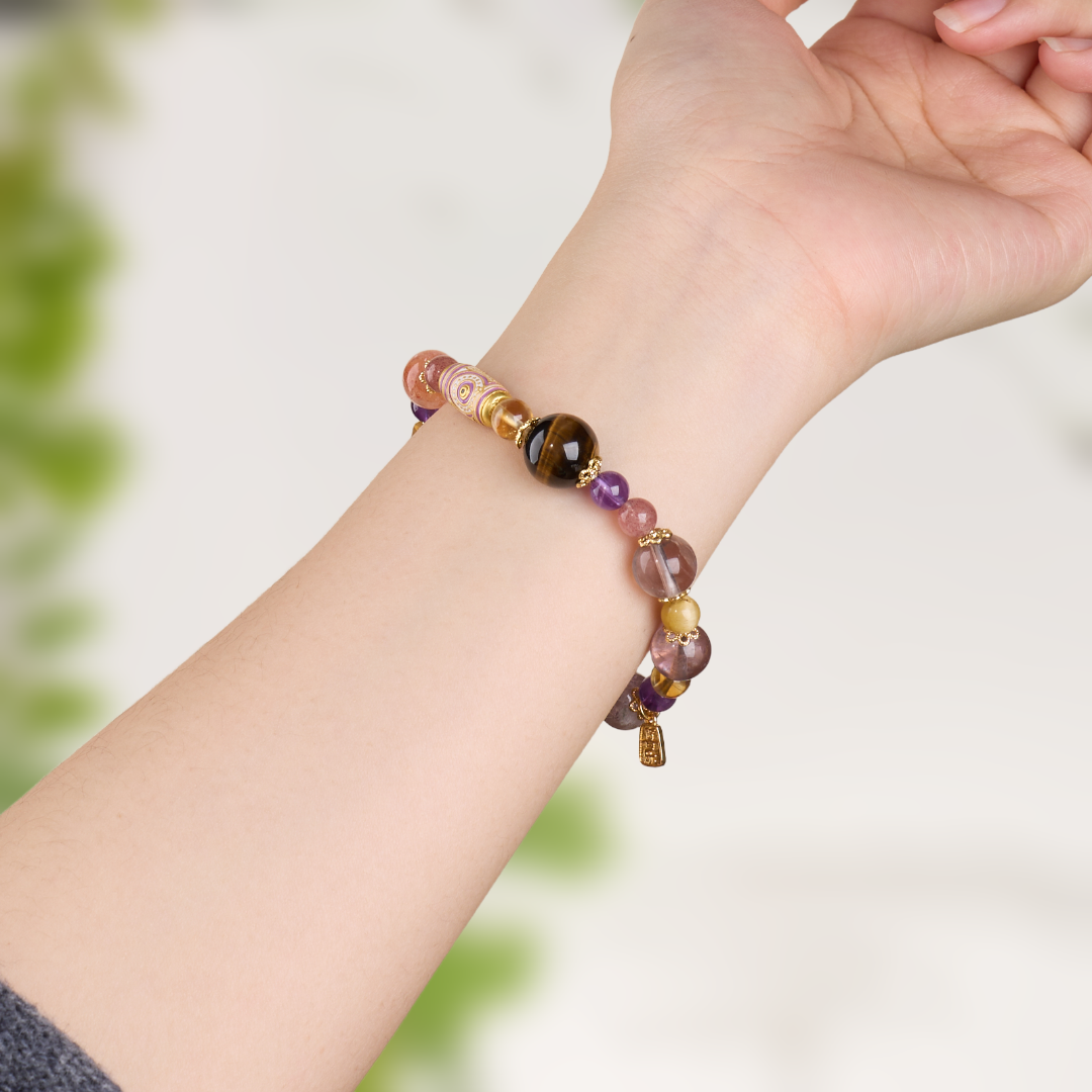 Divine Fire & Wealth Multi-Gem Bracelet