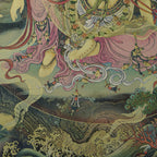 Water Moon Guanyin Brass Tabletop Art