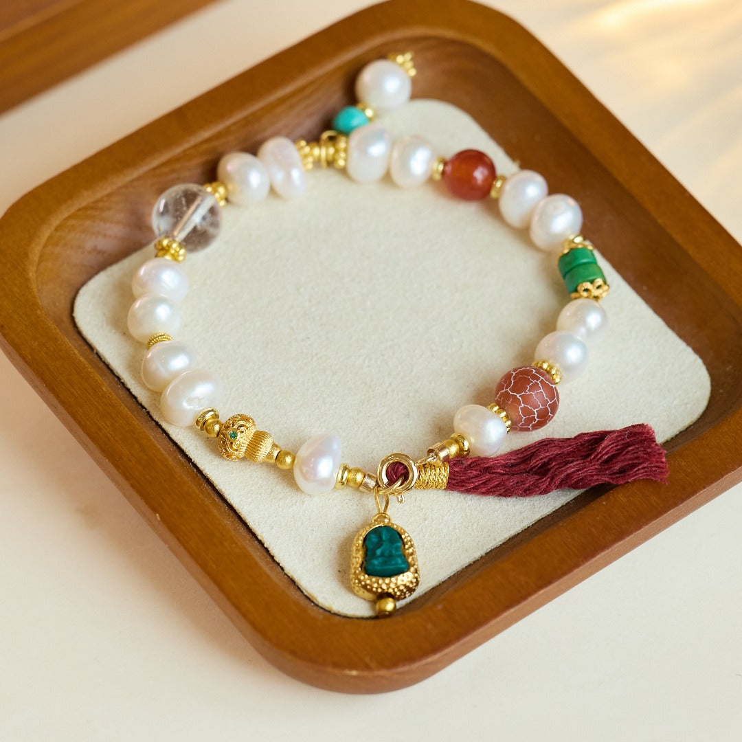 Duo Bao Pearl Five Elements Harmony Bracelet