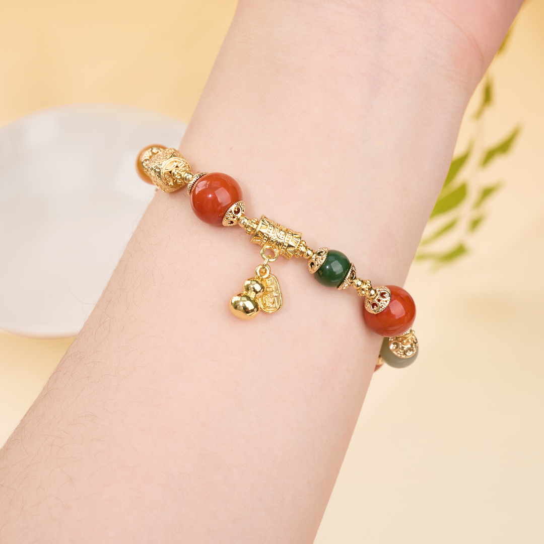 Armband mit Wohlstand-Kürbis der Fünf Elemente