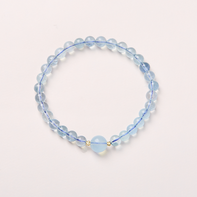 Ice Blue Aquamarine Serenity Bracelet