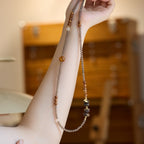 Smoky Quartz & Agarwood Zen 108 Perlen Armband