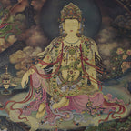 Water Moon Guanyin Brass Tabletop Art