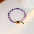 Amethyst Gourd Prosperity & Wisdom Bracelet