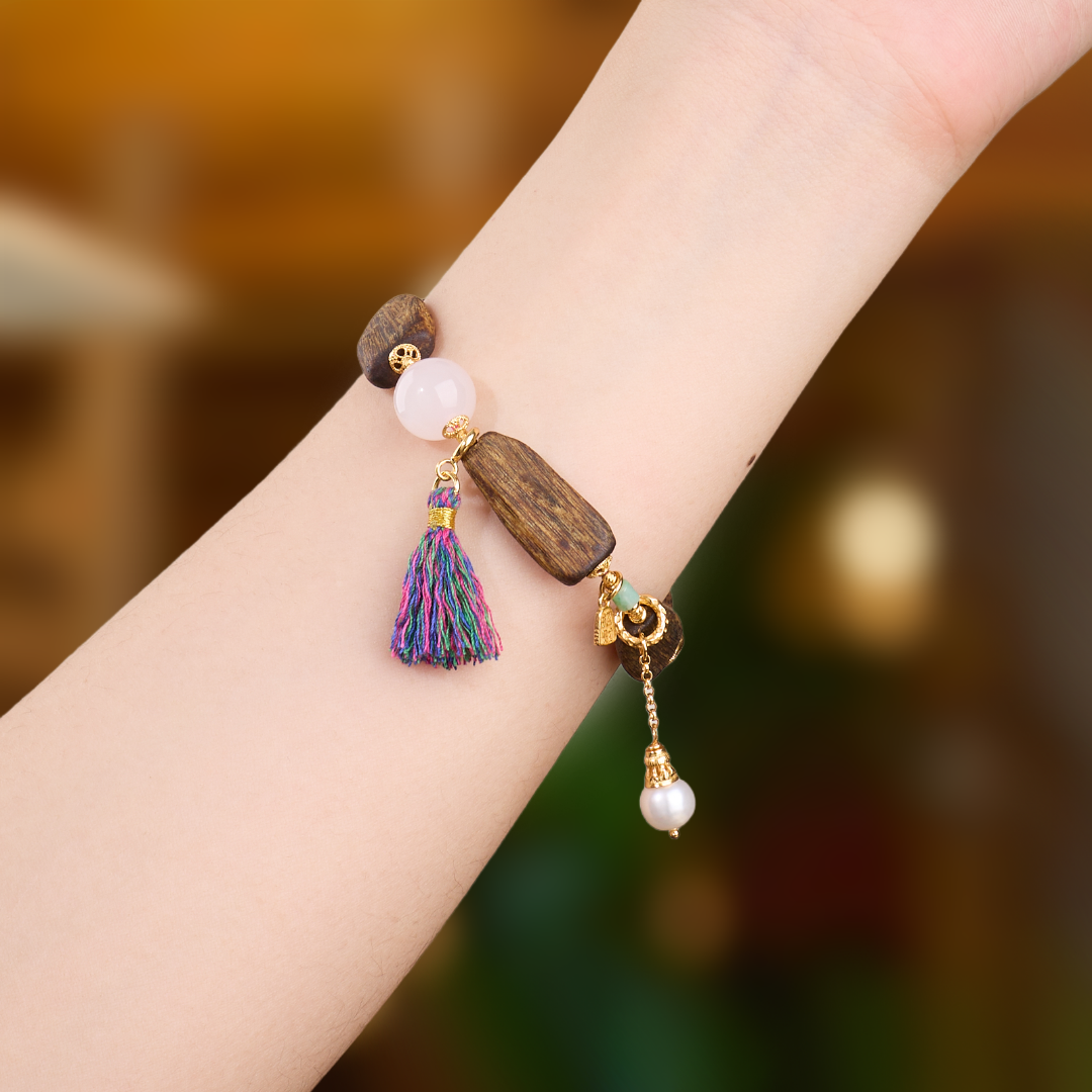 Five Elements Agarwood Balance Treasure Bracelet
