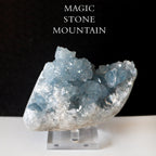 Celestial Blue Raw Celestite Crystal Geode