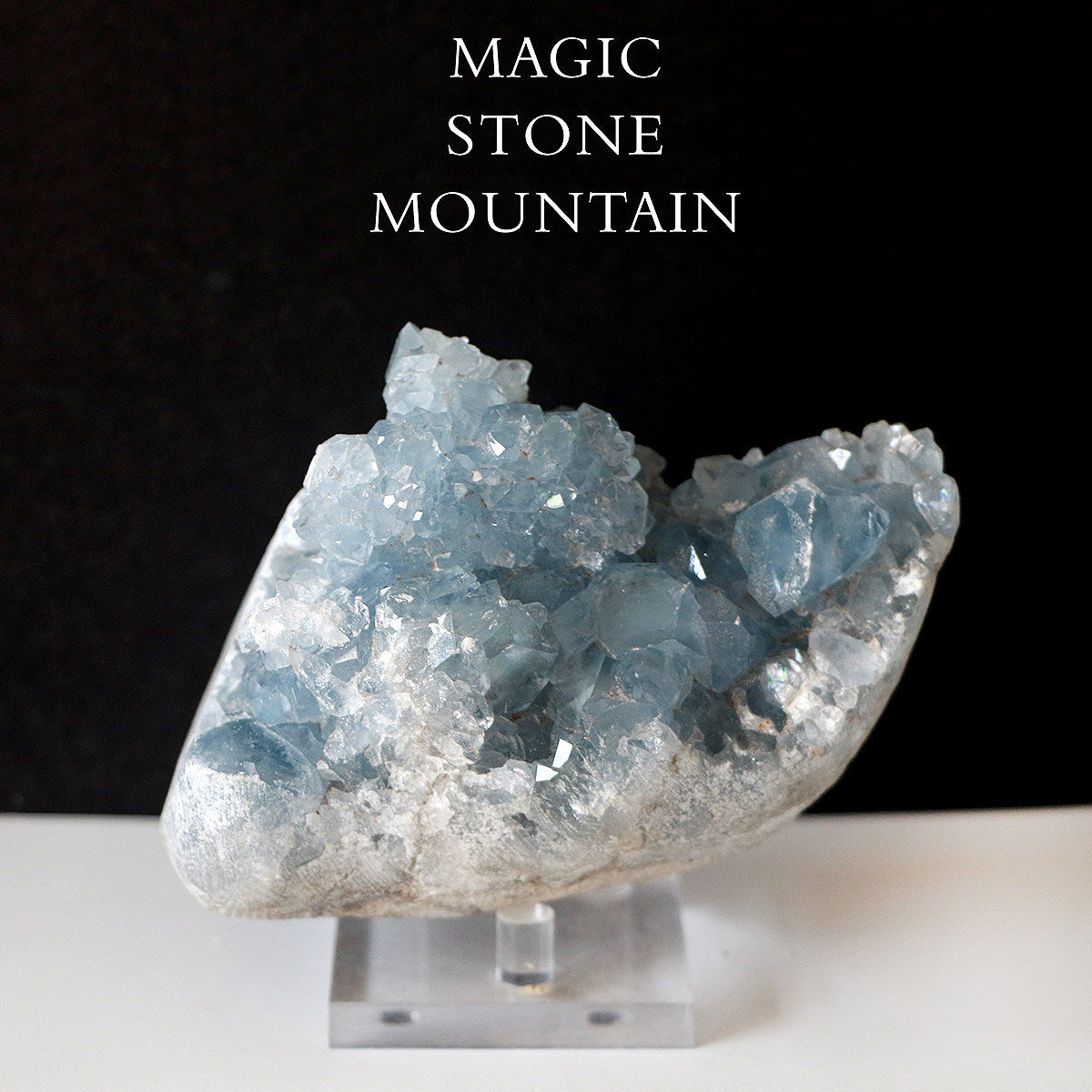 Celestial Blue Raw Celestite Crystal Geode