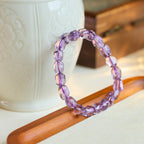 Bracelet de Sagesse en Améthyste Naturelle Facettée