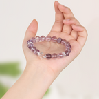 Amethyst Sowilo Sun Rune Wisdom Bracelet