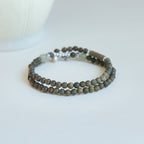 Grünes Sandelholz Friedens- & Freude Zen-Armband