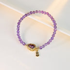 Amethyst Gourd Prosperity & Wisdom Bracelet