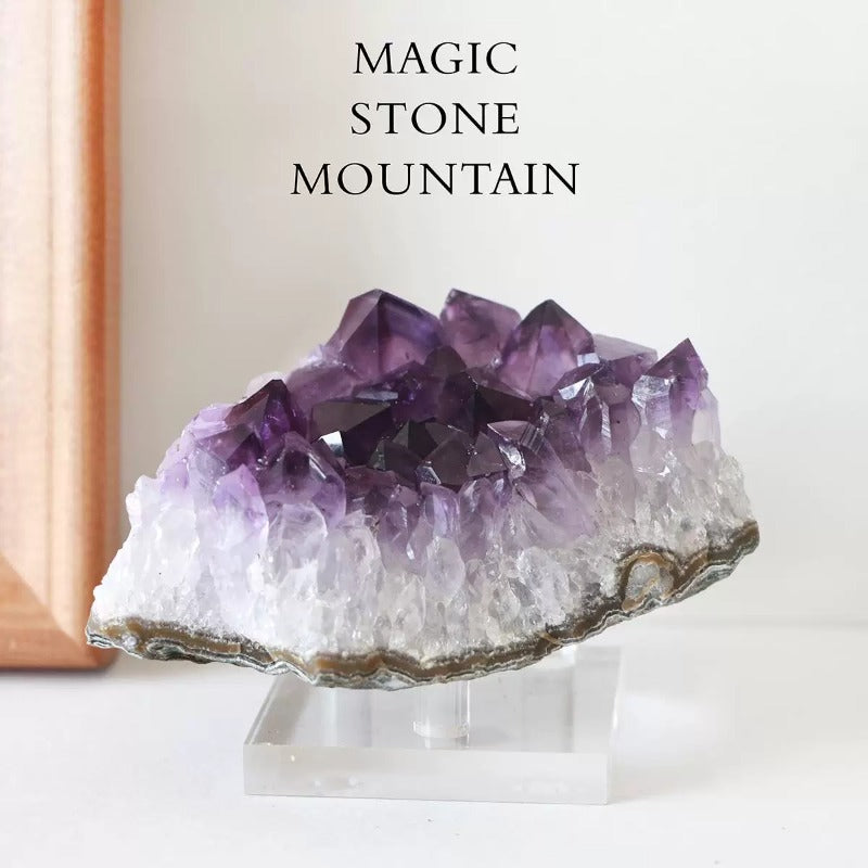 Natural Uruguay Amethyst Geode Cluster