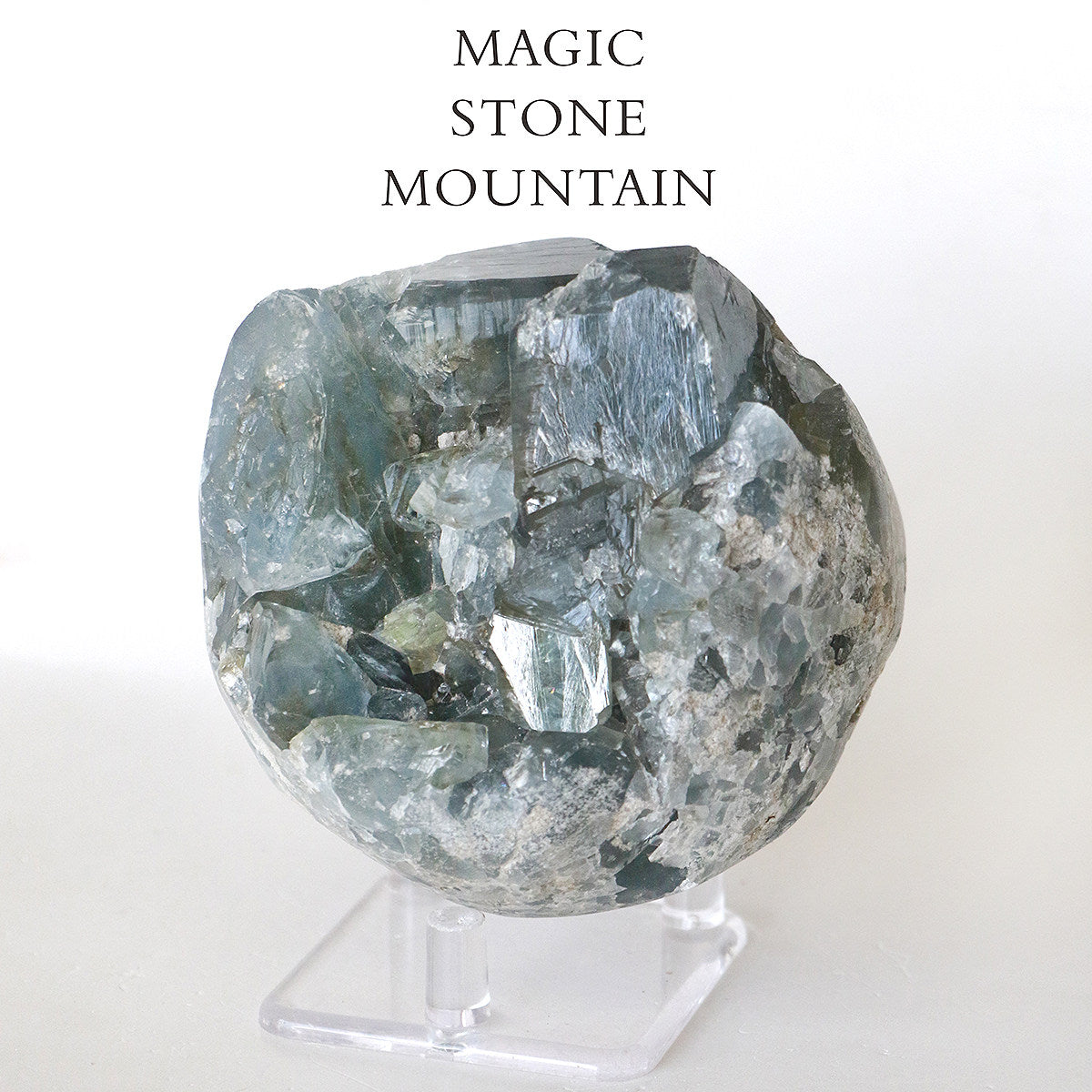 Celestial Blue Raw Celestite Crystal Geode