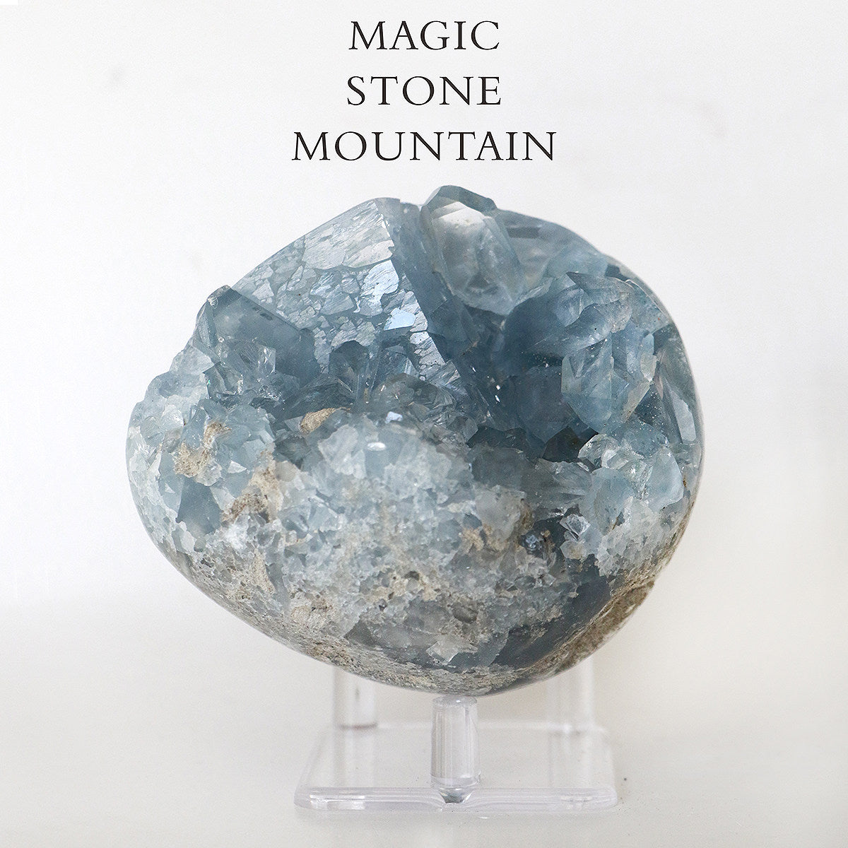 Celestial Blue Raw Celestite Crystal Geode