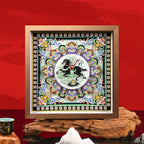 Celestial Success (Zao Jing) 3D Paper Art Shadow Box – Dunhuang Feng Shui Cure for Career Rise & Academic Focus