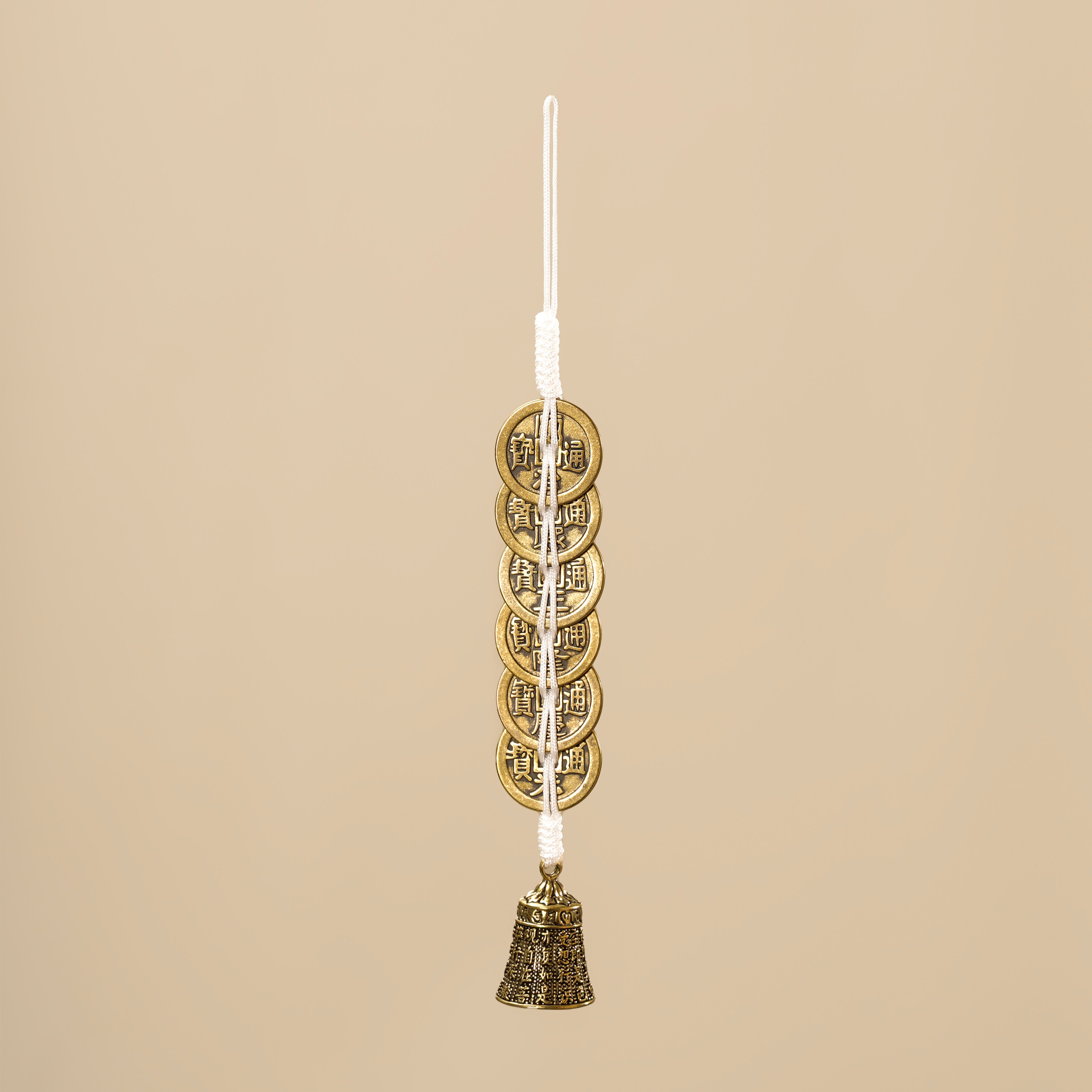 Premium Solid Brass Six Emperor Coins Amulet