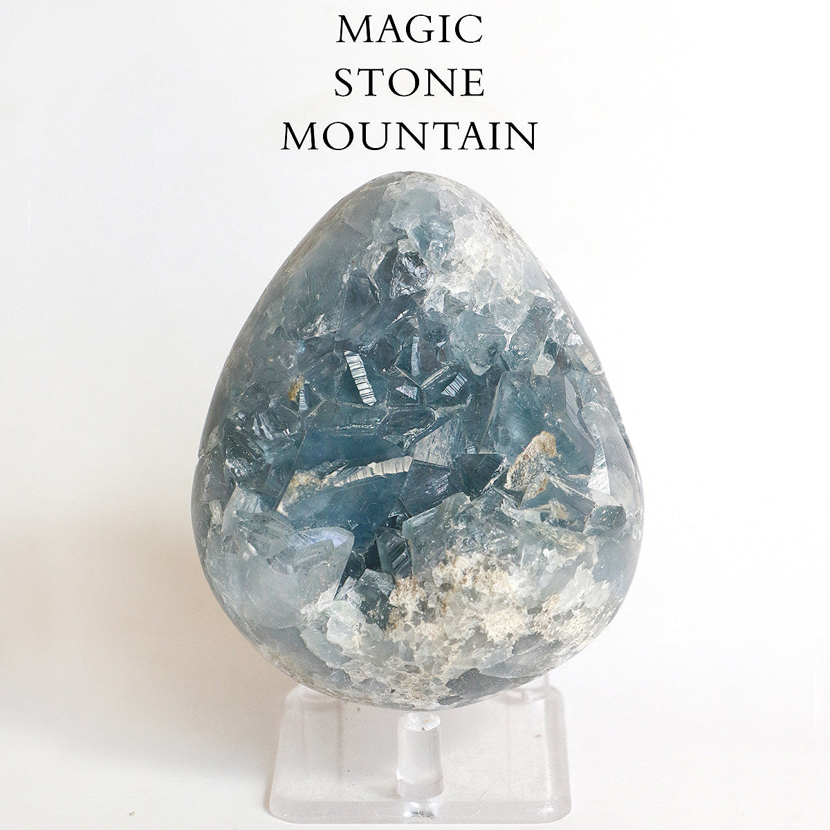 Celestial Blue Raw Celestite Crystal Geode