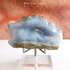 Montagne Magique en Agate Bleue Brésilienne