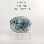Celestial Blue Raw Celestite Crystal Geode