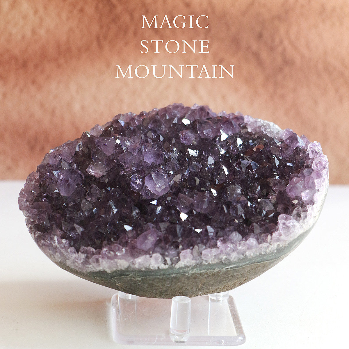 Natural Uruguay Amethyst Geode Cluster