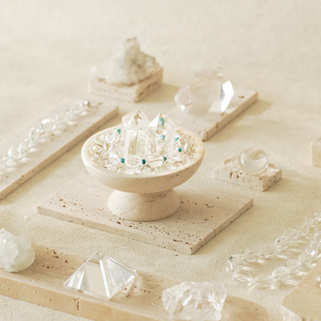 Energy Islet Clear Quartz Degaussing Vessel