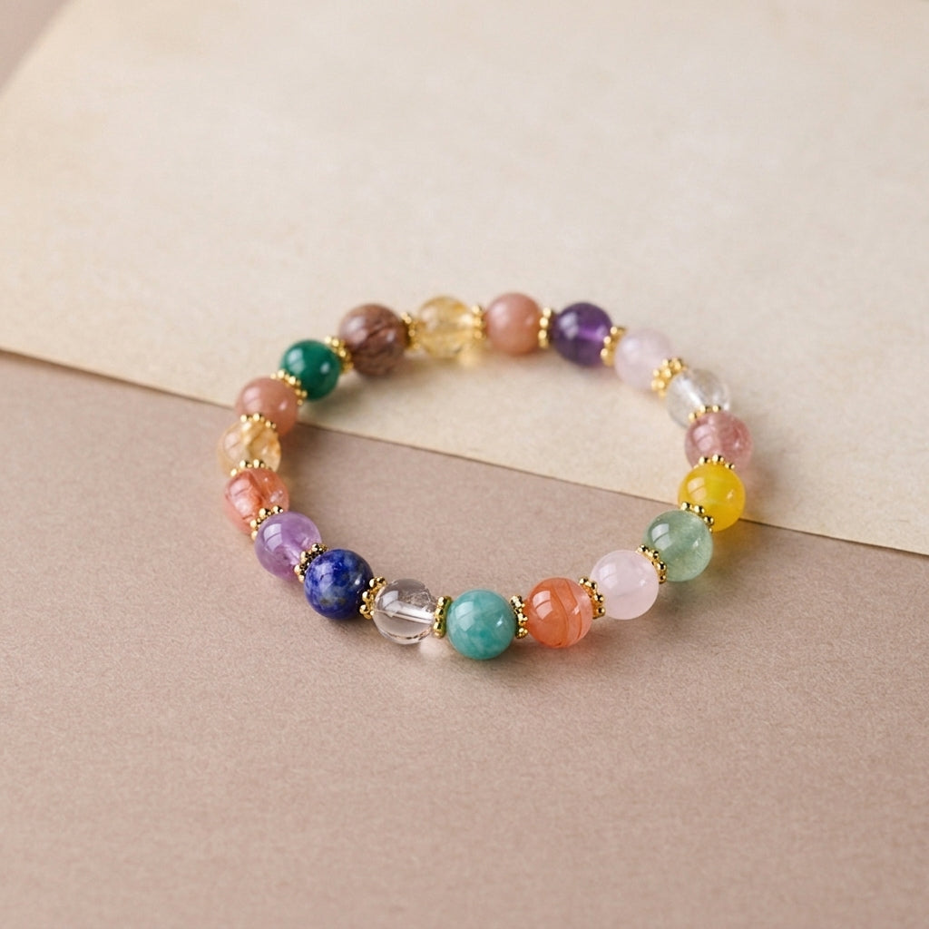 Seven Treasures Crystal Bracelet