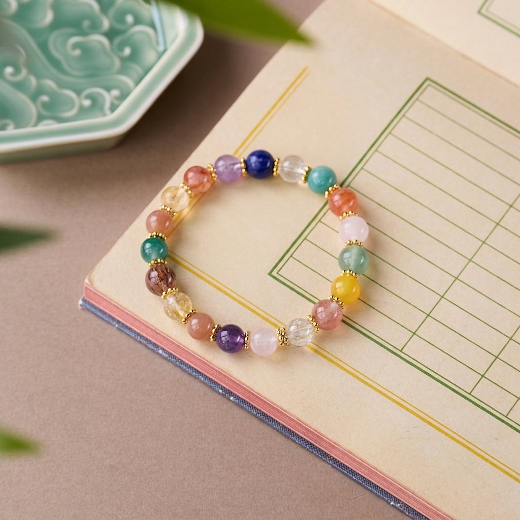 Seven Treasures Crystal Bracelet