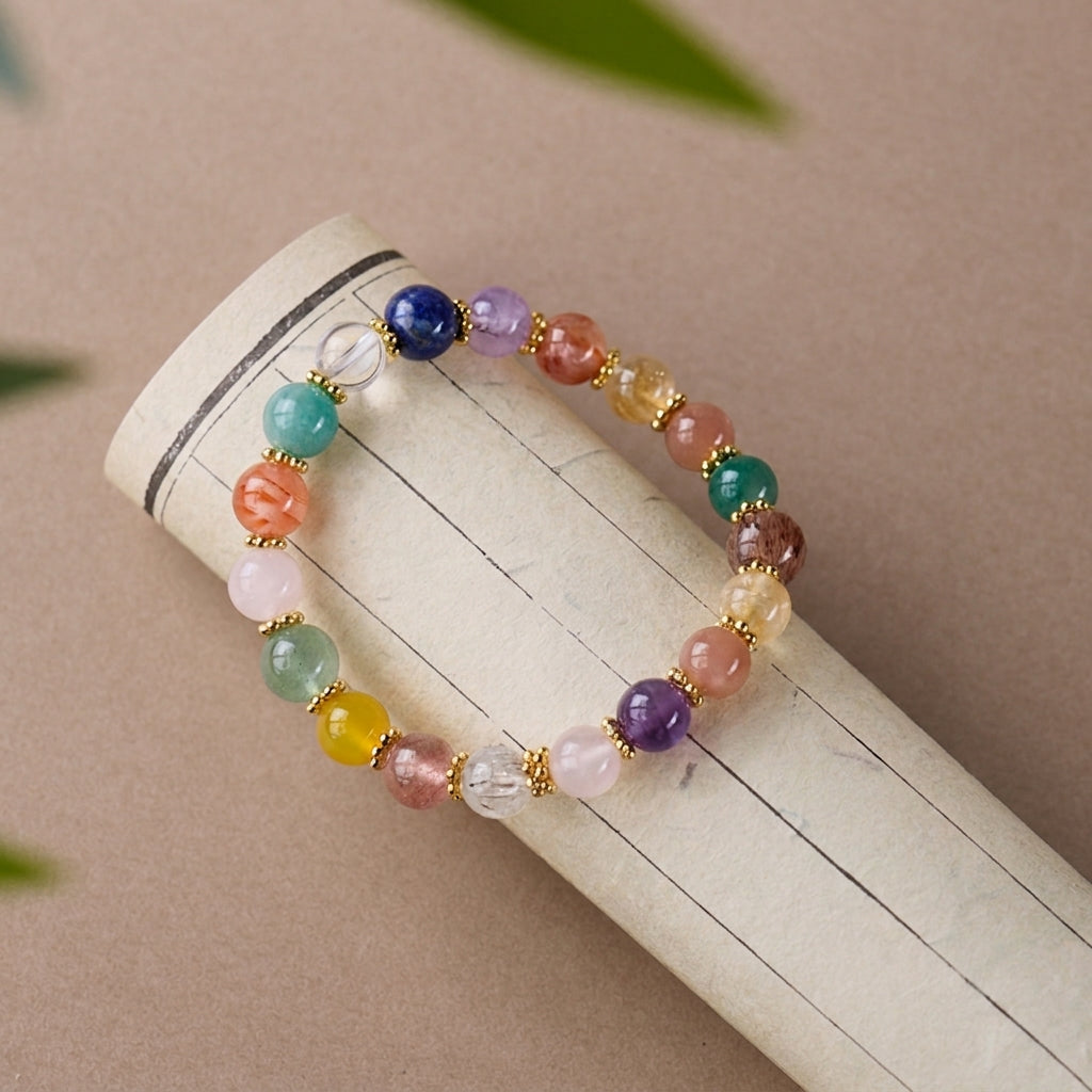 Seven Treasures Crystal Bracelet