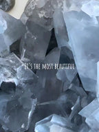 Celestial Blue Raw Celestite Crystal Geode