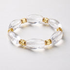 White Crystal Petal & Yellow Crystal Bracelet
