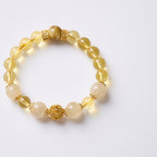 Citrine Six-Word Mantra Bracelet