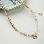 Black Gold Super Seven Crystal Fortune Ball Necklace