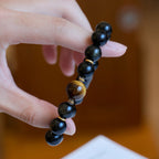 Golden Obsidian- und Tigerauge-Armband