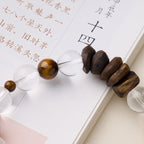 Klarer Quarz, Qinan Adlerholz-Armband