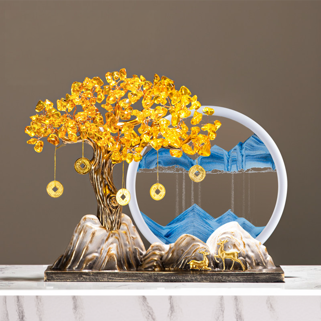 Money Tree & 3D Moving Sand Art