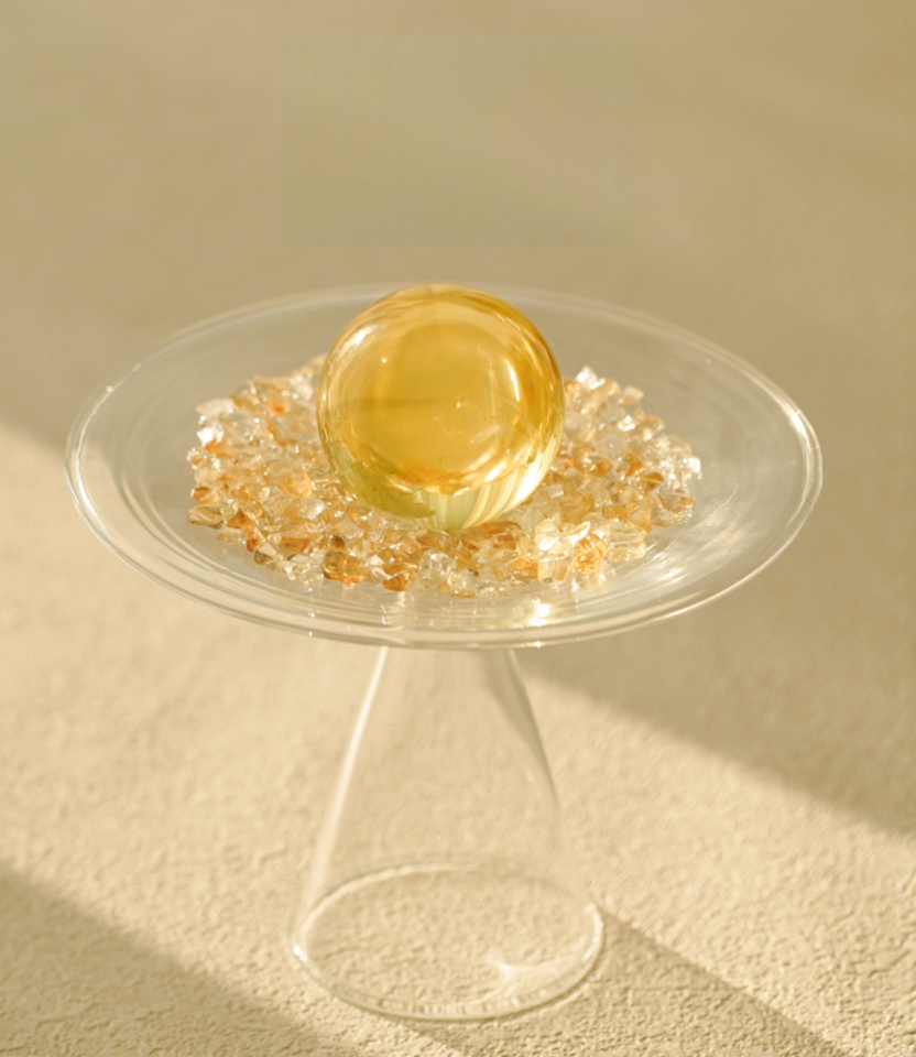 Luminous Sphere Crystal Wealth Bowl