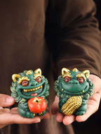 Dunhuang Gilded Silver "Good Tidings" Tea Set