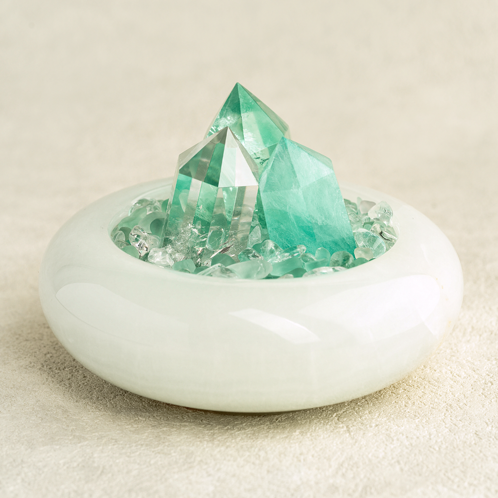 Natural Fluorite Wisdom Basin